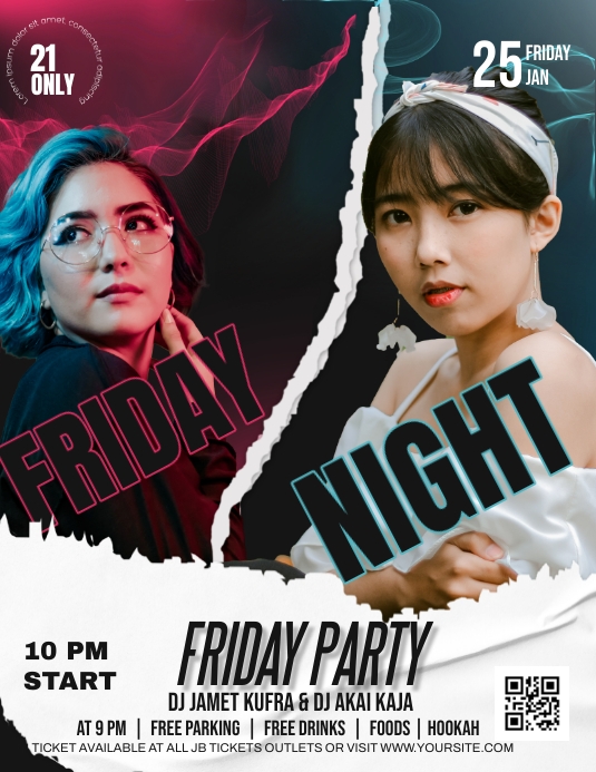 Friday Night Flyer Ithempulethi | PosterMyWall