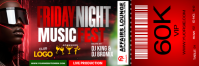 Friday Night Music Fest VIP Ticket Isihloko Se-imeyili template