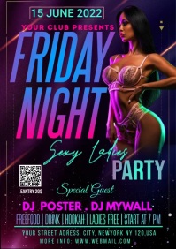 friday night party (1) A5 template