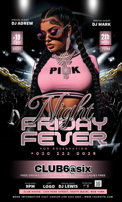 FRIDAY NIGHT PARTY VSA Wetlik template