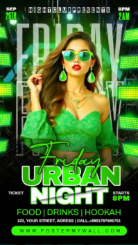 friday night party Instagram Story template