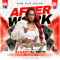 Friday night party Instagram Post template