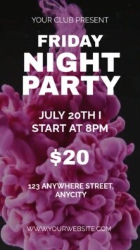 friday night party Instagram Reel template