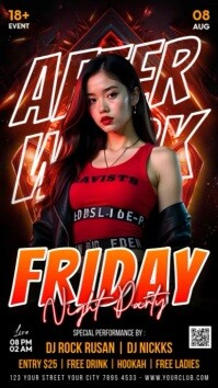 Friday Night Party Instagram Reel template