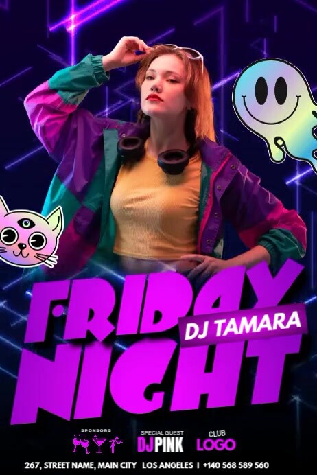Copy of Friday Night Rave | PosterMyWall