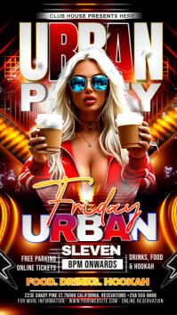 FRIDAY PARTY Instagram Story template