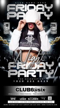 FRIDAY PARTY Instagram Story template