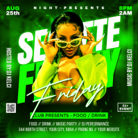 friday party Instagram Post template