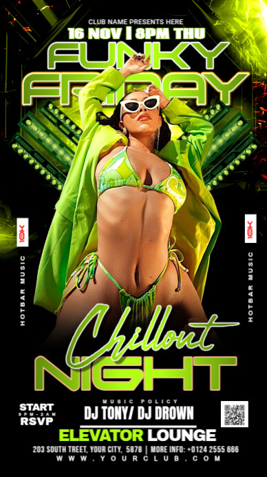 FRIDAY PARTY Instagram Story template