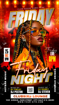 FRIDAY PARTY Instagram Story template