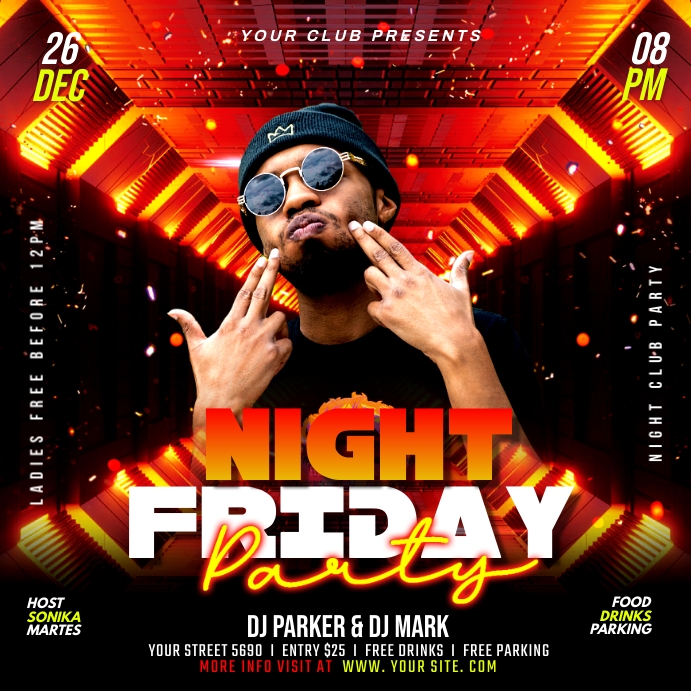Copy of FRIDAY PARTY PosterMyWall