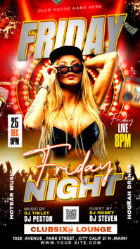 FRIDAY PARTY Historia de Instagram template
