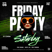 FRIDAY PARTY Instagram-bericht template