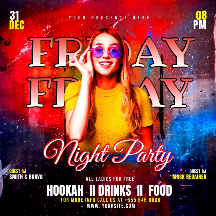 Copy of FRIDAY PARTY PosterMyWall