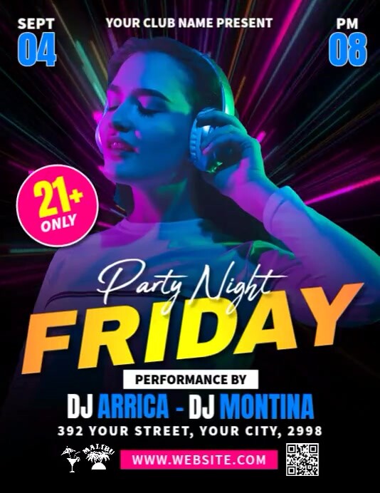 Copy of Friday Party PosterMyWall