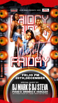 FRIDAY PARTY Instagram Story template
