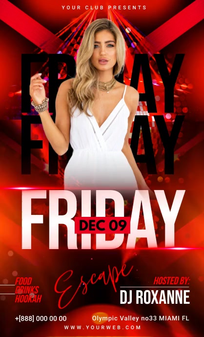 FRIDAY PARTY VSA Wetlik template