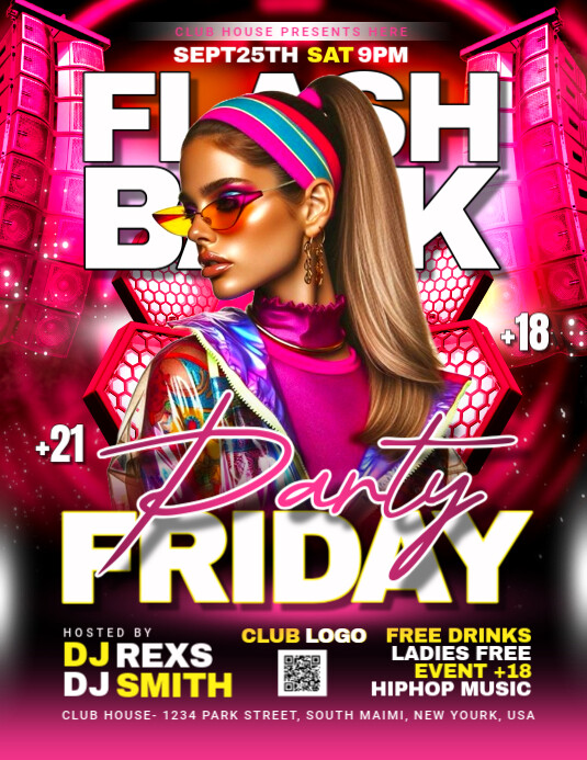 FRIDAY PARTY Iflaya (Incwadi ye-US) template