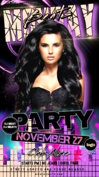 Friday Party Event Video Template Instagram Story