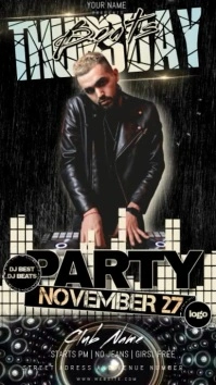 Friday Party Event Video Template Instagram Story