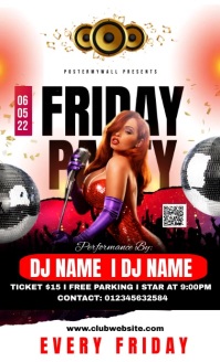friday party night template US Legal