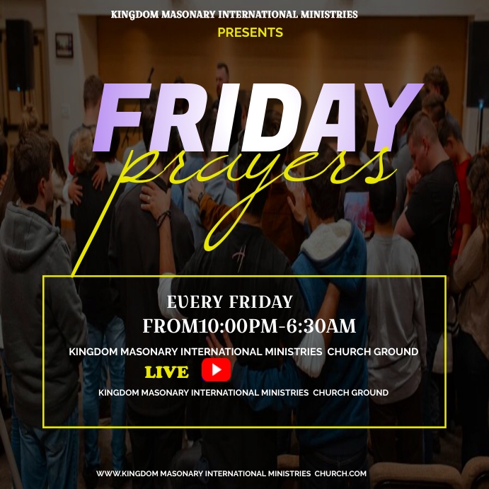 FRIDAY PRAYER Template PosterMyWall