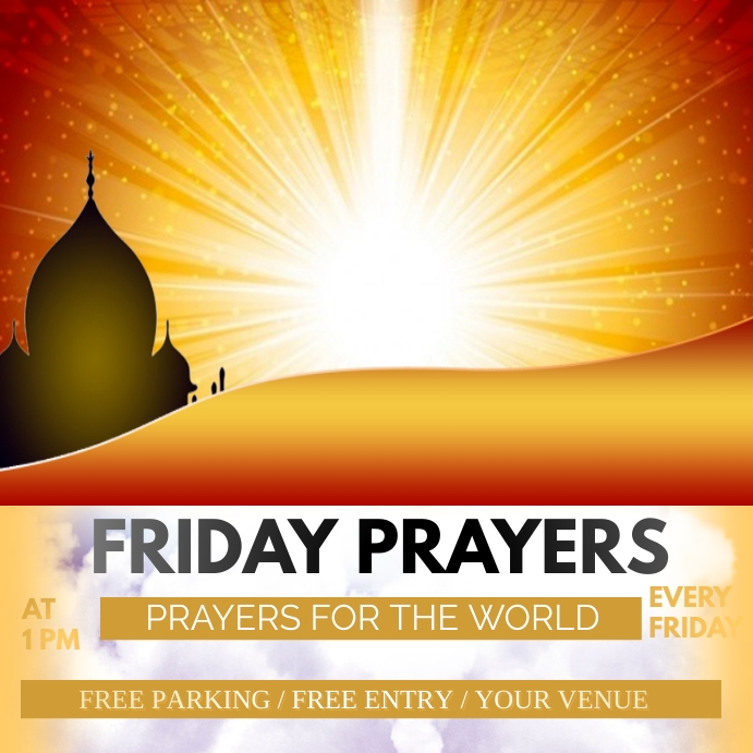 Friday Prayers Template | PosterMyWall