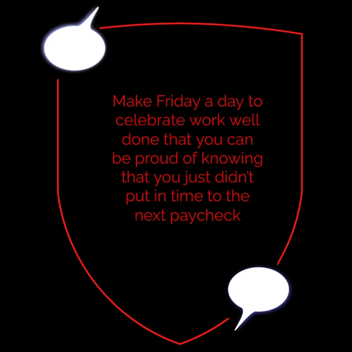 Friday quote Instagram-bericht template