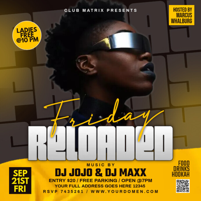 Friday Reloaded Template | PosterMyWall