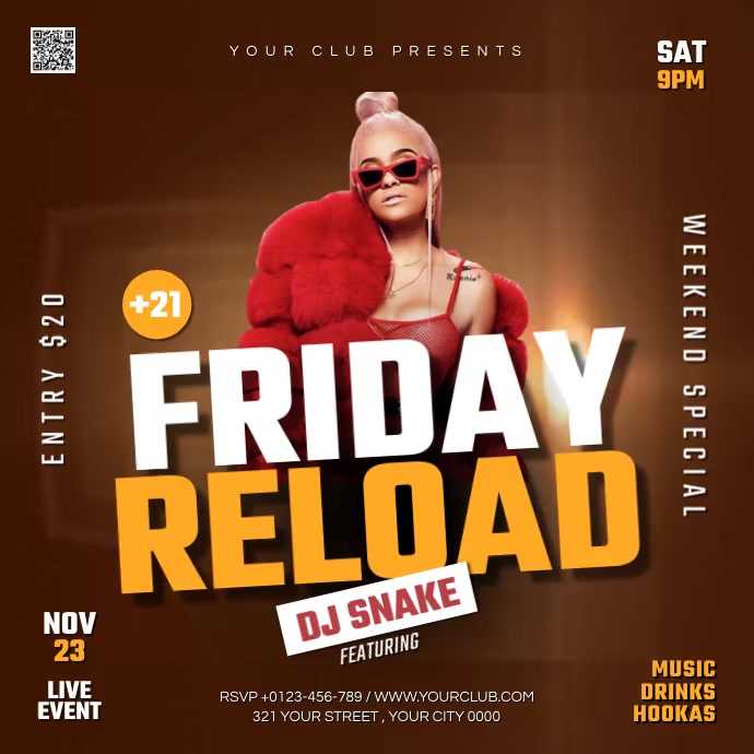 Friday reloaded Template | PosterMyWall