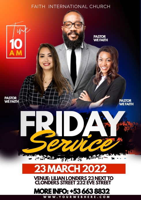 Friday session Template | PosterMyWall