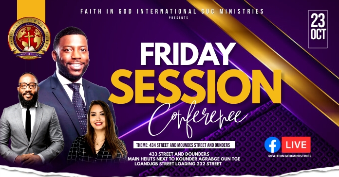 Friday session Template | PosterMyWall