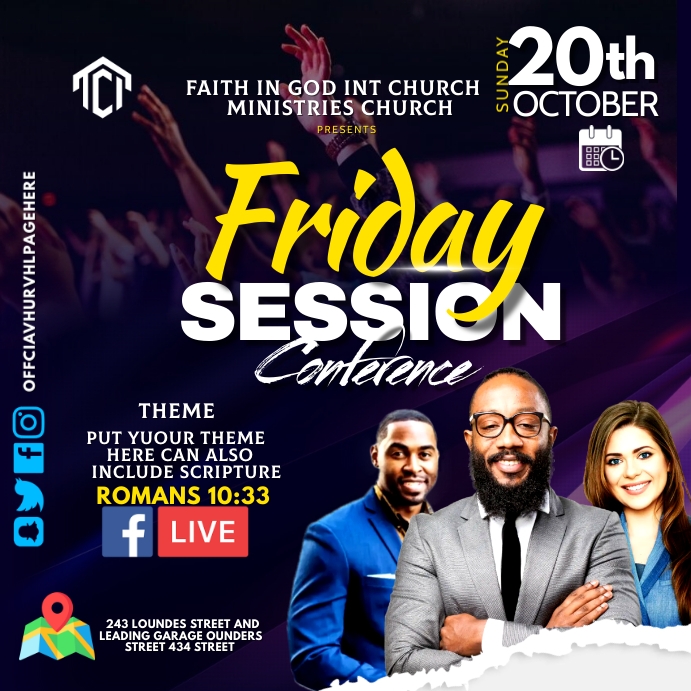 friday session Template | PosterMyWall