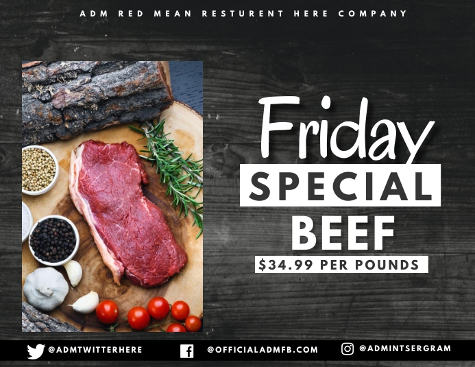 Copy of friday special | PosterMyWall