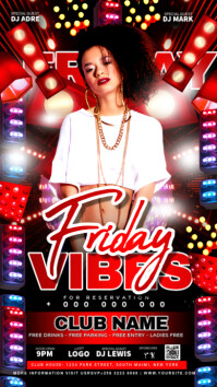 friday vibes Instagram Story template