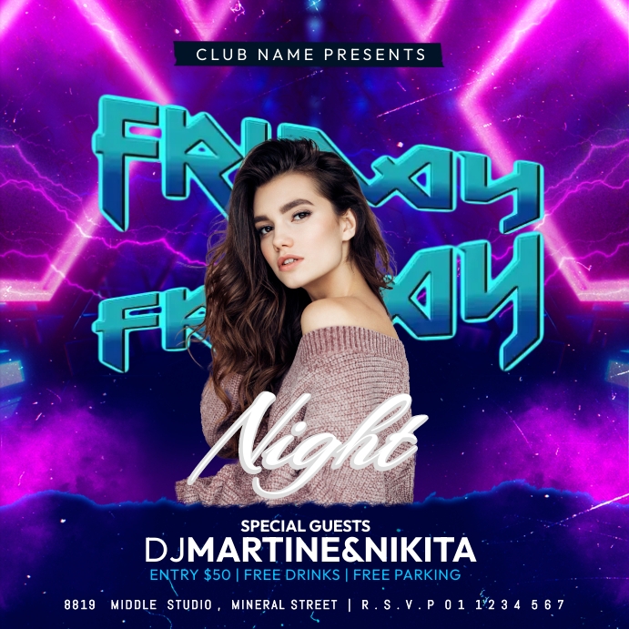 Pre Weekend Copy of Friday Weekend Party | PosterMyWall