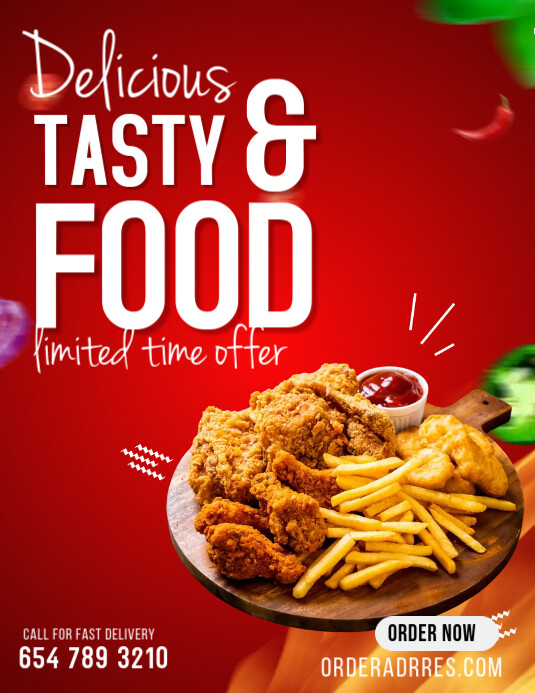 Fried Chicken Best Deals Template PosterMyWall