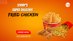 Fried Chicken Blog header post template