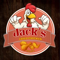 Fried Chicken Logo template