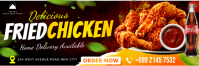Noir Fried Chicken Promotion Banner 2 x 6 fod Template