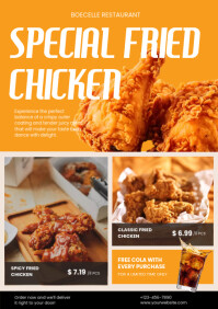 chicken menu Template | PosterMyWall