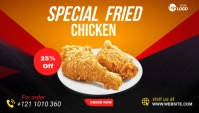 fried chicken sale blog header post template