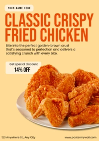 Fried Chicken template A2