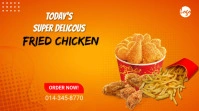 Fried Chicken Twitter post Wpis na Twittera template
