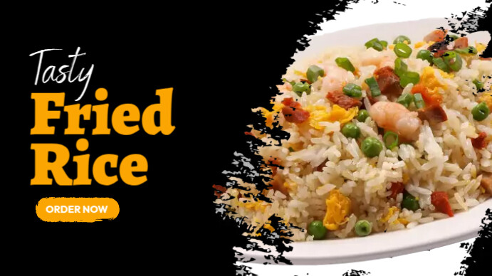 Fried Rice Food Menu Template | PosterMyWall