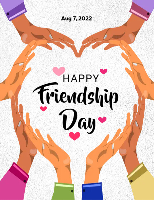 786+ Free Friendship Day A4 Templates | PosterMyWall