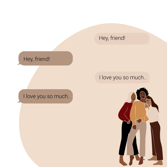 Copy of friend instagram post template | PosterMyWall