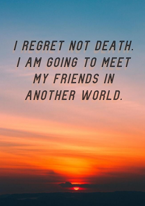 Friends And Regret Quote Template Postermywall Friends And Regret Quote Template Postermywall