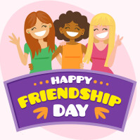 Friends day Instagram Plasing template
