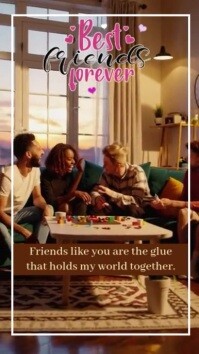 Friends Forver Instagram Story template